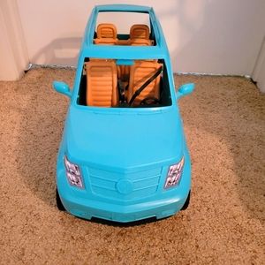 Mattel 2016 Barbie Off Road Camping Teal Jeep